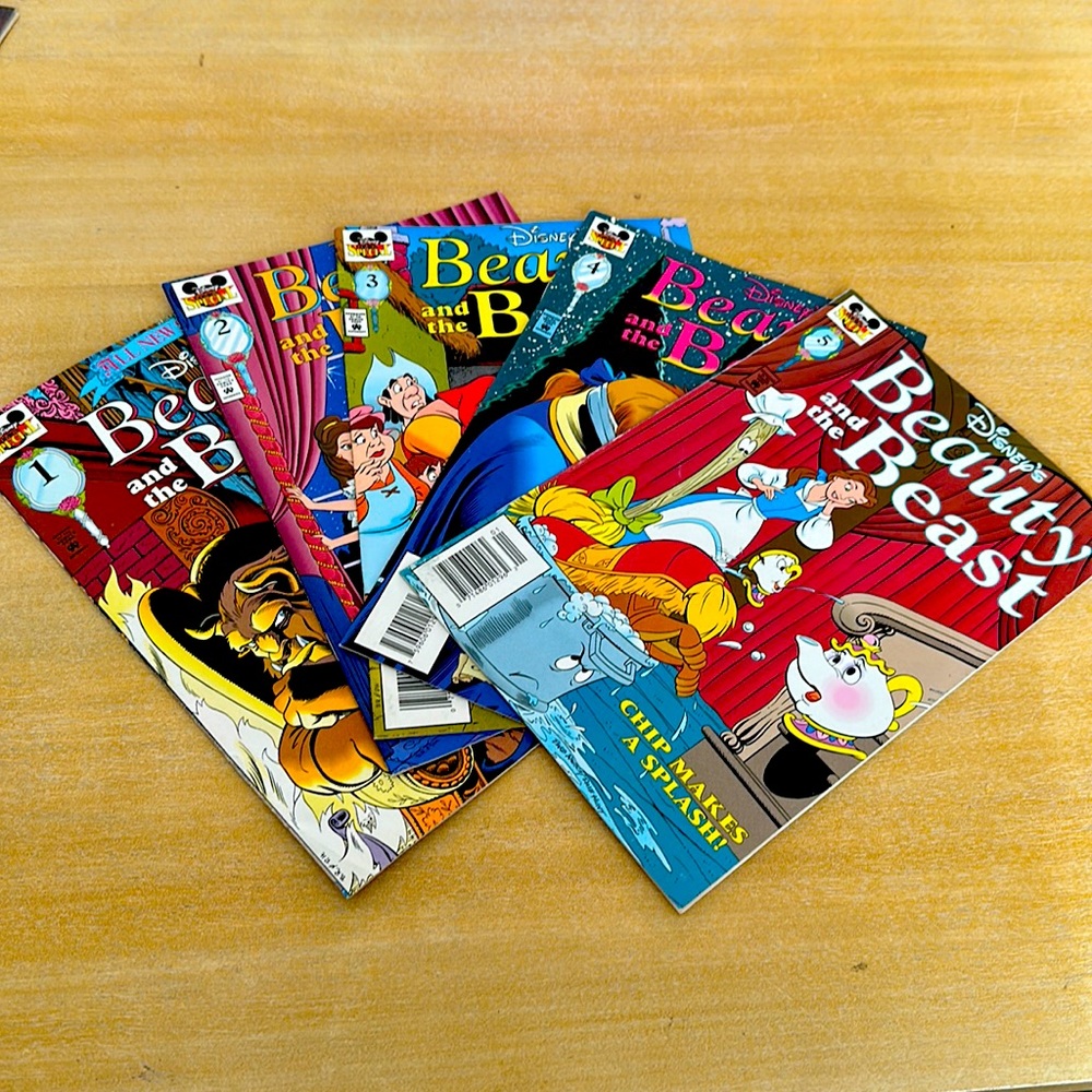 Disney's Beauty & The Beast Comic Books Special Set 1-5, 1997
